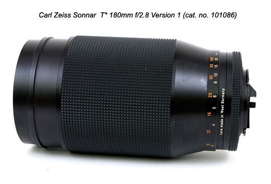 Carl Zeiss Sonnar T* 180 mm f/ 2.8 C/Y