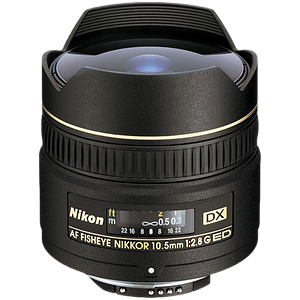 Nikon AF DX Fisheye-Nikkor 10.5mm f/2.8G ED