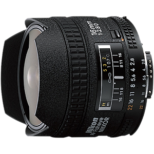 Nikon AF Fisheye-Nikkor 16mm f/2.8D