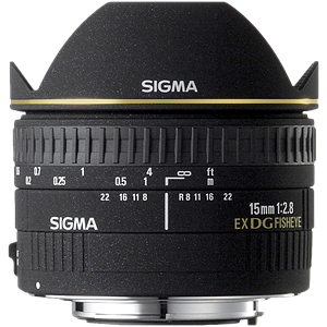 Sigma 15mm F2.8 EX DG Diagonal Fisheye